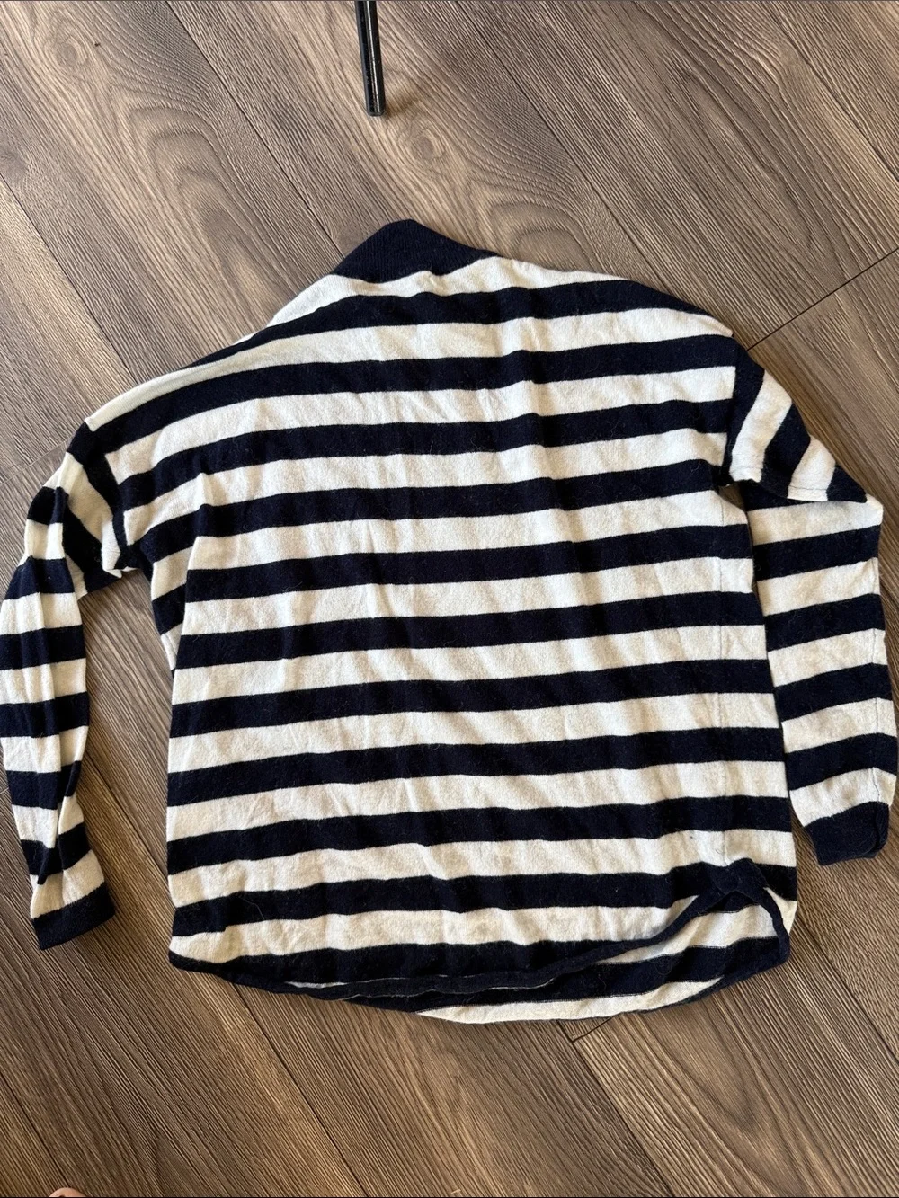 Madewell Ashbury Kelsey Stripe Mock Neck Sweater XS
